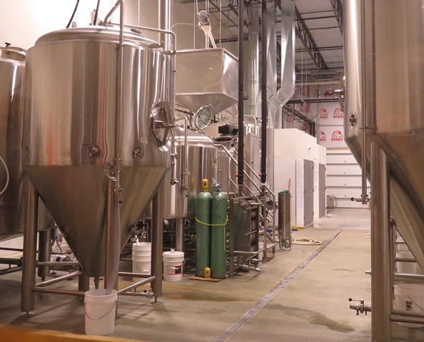 Black Flag's gleaming stainless steel tanks are for serious brewers.