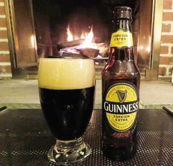 Guinness Foreign Export Stout is a great beer for a cold winter's night