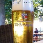 CAN YOU GET A GOOD BEER AT WEIHENSTEPHAN?  HELL, YES! WEIHENSTEPHANER ORIGINAL HELL.